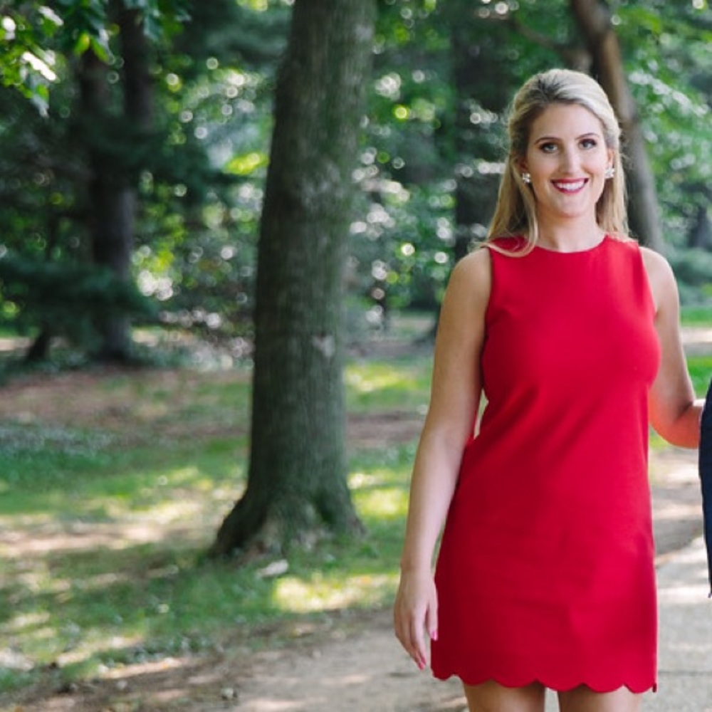 Beautiful red mini dress